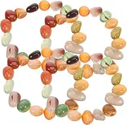 MERRYHAPY 5 Colors Stone Agate Pebbles for Landscaping Fish Tank Decoration Aquarium Accessories Small Pebbles for Planters