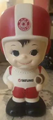 Vintage Rare Tatung Co American Footballer No 84 Money Box Money Bank