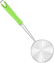 CIYODO Stainless Steel Noodle Strainer Spoon Metal Colander Ladle Holes Mesh Strainer