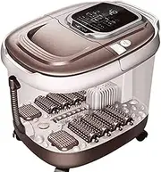 Foot Spa, Foot Bath Massager with Heat, Bubbles, Pumice Stone, Medicine Box, Digital Temperature Control, Red Light, Massage Rollers and Acupressure Massage Points, Fatigue Relief