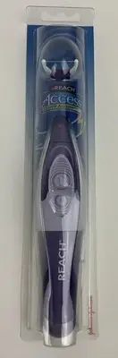 Vintage Reach Access Power Flosser w 8 Flossing Heads New Purple