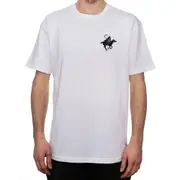 Killer Speed Co. Men Polo Reaper Tshirt Relaxed Fit Crew Neck White