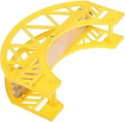 Boys' Train Track Toys Wooden Bridge Train Track Extensions Realistic Railway Scenery Set