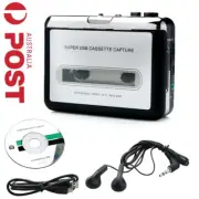 Tape to PC Super USB Cassette-to-MP3 Converter Capture Audio Music Player AU