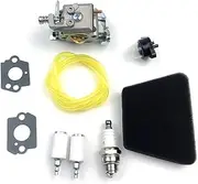 XXUMKL Fit for Partner 351 352 370 371 390 391 401 420 422 Chainsaw 5300718-21 for Walbro 33-29 Carburetor Air Filter Set