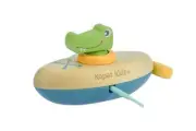 Kaper Kidz Animal Canoe Pull String Crocodile Water Bath Toy | Fun Bath-Time Pla