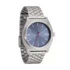 Nixon "Time Teller" Watch (Light Gunmetal/Dusty Blue) Stainless Steel Watch
