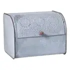 Irvins Country Tinware Bread Box in Weathered Zinc