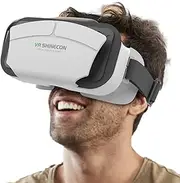 Phone Vr Headset - Adjustable Vr Headset, Adults Watching Movies Virtual Reality Glasses | Comfortable Vr Goggles/glasses Suitable for All Smartphones with 4.5-7.0 Inch Screen with 4.5-7.0 Inch Screen