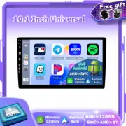 10.1" Android 14 Double DIN Car Stereo GPS Navi Head Unit CarPlay DSP 6GB+128GB