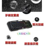 【獨家嚴選】電競LED發光鍵盤滑鼠組 電競LED燈 發光電盤 懸浮式鍵盤 機械鍵盤 電競鍵盤 RGB背光 RGB