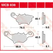TRW Lucas Brake lining MCB838