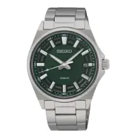 在飛比找momo購物網優惠-【SEIKO 精工】簡約經典綠面腕錶(6N52-00G0G/