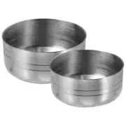 2 Pcs Cocktail Shaker Lid Drink Mixing Tools Bartending Supplies