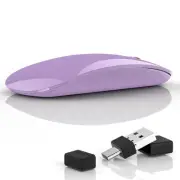Uiosmuph G11 Wireless Mouse, USB C Rechargeable Computer Mouse, Slim Silent M...