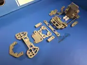 Tamiya Top Force DF01 hard anodized aluminium upgrade kit