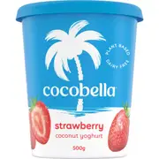 Cocobella Coconut Yoghurt Strawberry 500g