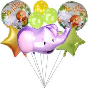 Elephant Balloon Set Polka Dot Latex Balloons Animal Jungle Theme Balloons