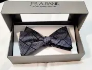 Jos. A. Bank Pre-Tied Bow Ties Lot(2): 100% Silk One Size Suit / Tux. New
