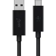Belkin 91.44 cm USB-C/USB-A Data Transfer Cable - Cable for MacBook, MacBook Pro - First End: 1 x USB 3.1 Type C - Male - Second End: 1 x USB 3.1 A -