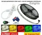 5M 12V RGB LED STRIP LIGHT FLEXIBLE WATERPROOF 5050 ROPE FLASHING MULTI COLOURED