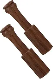 ERINGOGO 2pcs Wooden Singing Bowl Mallet Durable Knocking Rod for Sound Bowls Lightweight Portable Accessory for Meditation and Relaxation