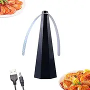 Food Fans To Keep Fly Away | Rechargeable Fly Fan Fly Table Spinner,Fly Fans, Outdoor Fly Repeller, Table Fly Spinner for Party, Outdoor Camping