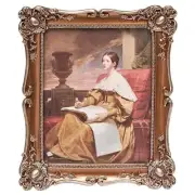 Vintage Picture Frame 8x10 Inch, Ornate Antique Photo Frames with Glass Front,