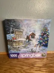 Country Christmas Store 1000 Piece Springbok Jigsaw Puzzle Nicky Boehme USA NEW