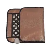 Healthcare Korea Germanium Tourmaline Massage Mat Mix Jade Mattress Electric Heating Therapy Pad Cushion Nuga Best 45x80cm