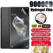 4Pcs HD Hydrogel Film for Oneplus 13 12 11 10 9 8 Pro 12R Full Cover Screen Prot
