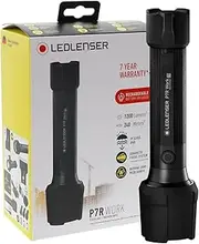Ledlenser P7R Work Rechargeable Torch, 1200 Lumens, Natural Colour Rendering, Advanced Focus System, Magnetic Charging, Charging Mount, 90 CRI