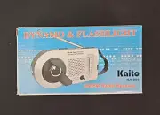 Emergency AM/FM Radio Receiver Dynamo & Flashlight by Kaito - #KA 006 - NEW