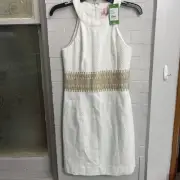 Lilly Pulitzer Ashlynn Shift Dress White Sz 0