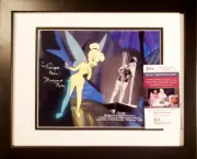 Walt Disney Tinker bell Hand Signed Margaret Kerry double image