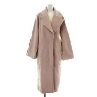 在飛比找蝦皮購物優惠-THEE PINK徹斯特大衣外套羊毛 單 星型 粉色 長 日