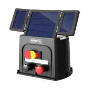 Giantz 8km Electric Fence Energiser PET Solar Energizer Farm Animal 0.3J