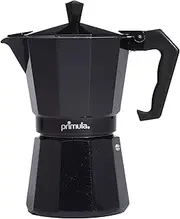 Primula PEBK-3306 6-Cup Aluminum Espresso Coffee Maker, Black