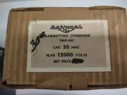 Transmitting Condenser TMA-50C NATIONAL NC 12000 volts NOS