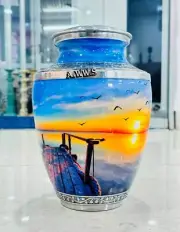 Dock of the Bay Sunset Cremation Urns for Adult Ashes for Human Ashes with Match