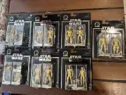 Star Wars Skywalker Saga Gold 3.75” Action Figure Set Of 7