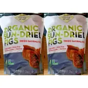 Sunny Fruit USDA Organic Sun Dried Smyrna Figs Fruit Unsulfured 40 Ounces X 2