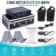 Upgrade Dual User Ionic Foot Spa Detox Cell Machine with Infrared Massage Belt