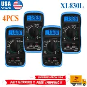 4PC Digital Multimeter AC DC Voltmeter Ammeter Ohmmeter Volt Tester Meter XL830L