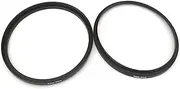 2X Size 82-86mm Step Up Rings Screw Adapter D-SLR Video Camera Lens Connect-ed 82mm to 86mm Filter Circle Diameters Holder Film Connector Focus-ing Photo-graphy Parts Accessories