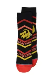 Stance Kids Black Crew Cotton Cushion Disney The Lion King Simba Socks Sz M 11-1