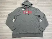 Oakley Locked In B1B Pullover Hoodie Mens Size 2XL Sweatshirt Athletic Gray $60