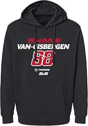 Checkered Flag Sports Shane van Gisbergen 2025 Name & Number #88 Hoodie Outerwear Sweatshirt Black