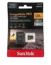 SanDisk 128GB ImageMate Pro microSDXC Memory Card - for Action Cameras-Up to 200