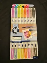 Art skills Crafter's Closet Brights Double Ended Brush Tip Markers